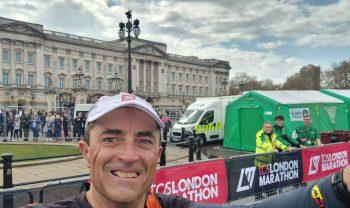 La Tortue sur le marathon de Londres